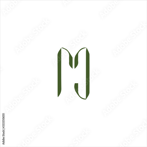 Initial Letter mc or cm logo design template 