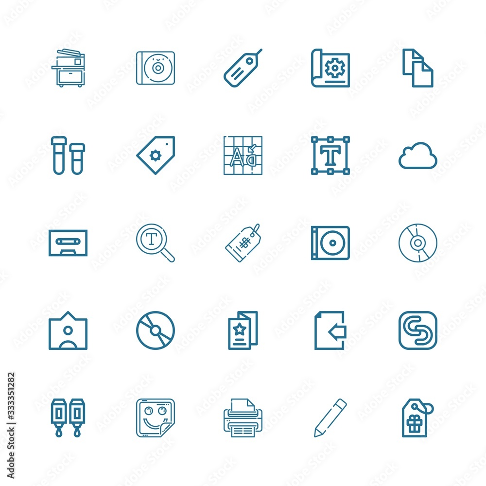 Editable 25 copy icons for web and mobile Editable 25 copy icons for web and mobile