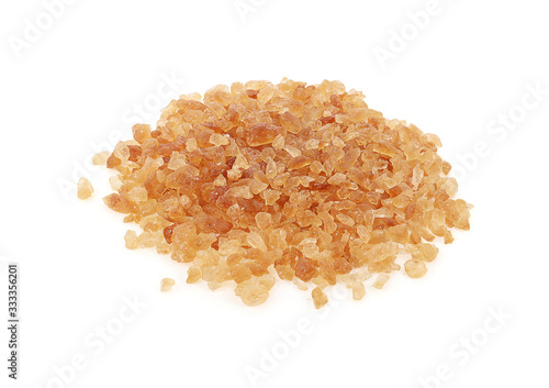 rock sugar isolated on a white background
