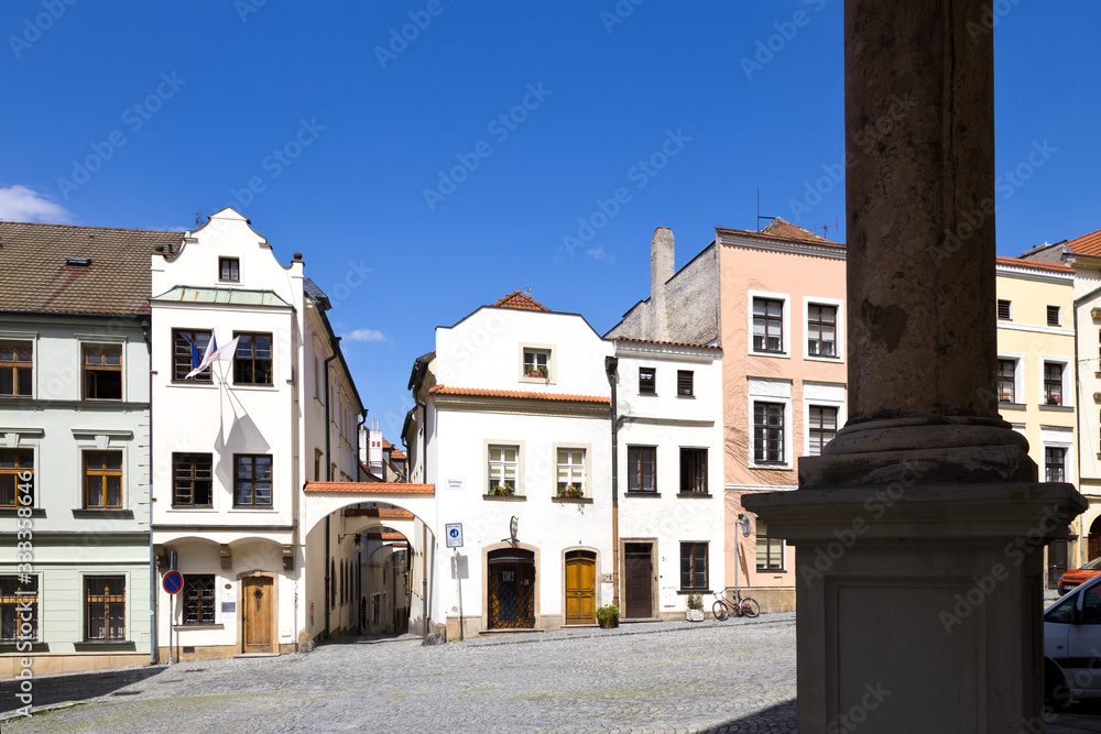 Zerotin square, historical centre of Olomouc town, Moravia, Czech republic