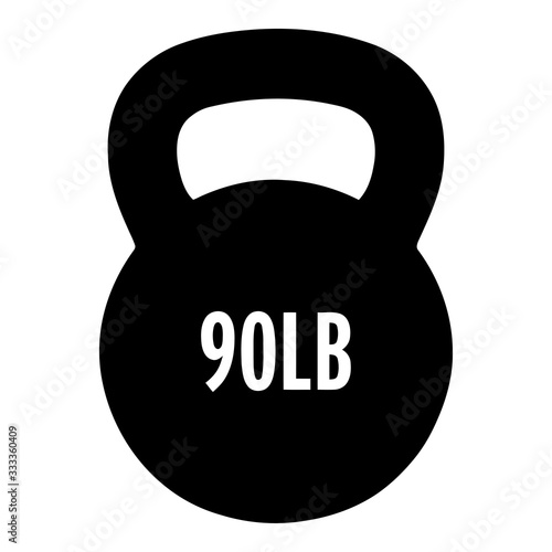 90lb Kettlebell Clipart