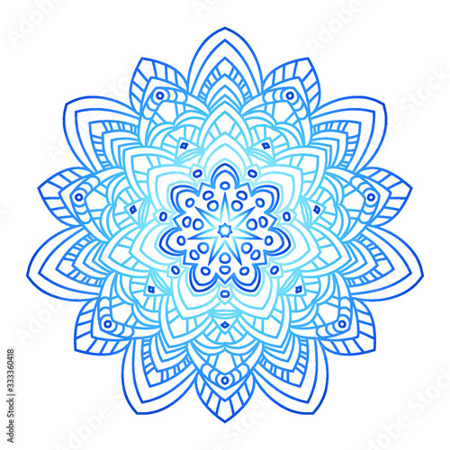 Mandalas Round for coloring book. Decorative round ornaments. Flower shape. Oriental vector, Anti-stress therapy patterns. Weave design elements. Yoga logos Vector. 