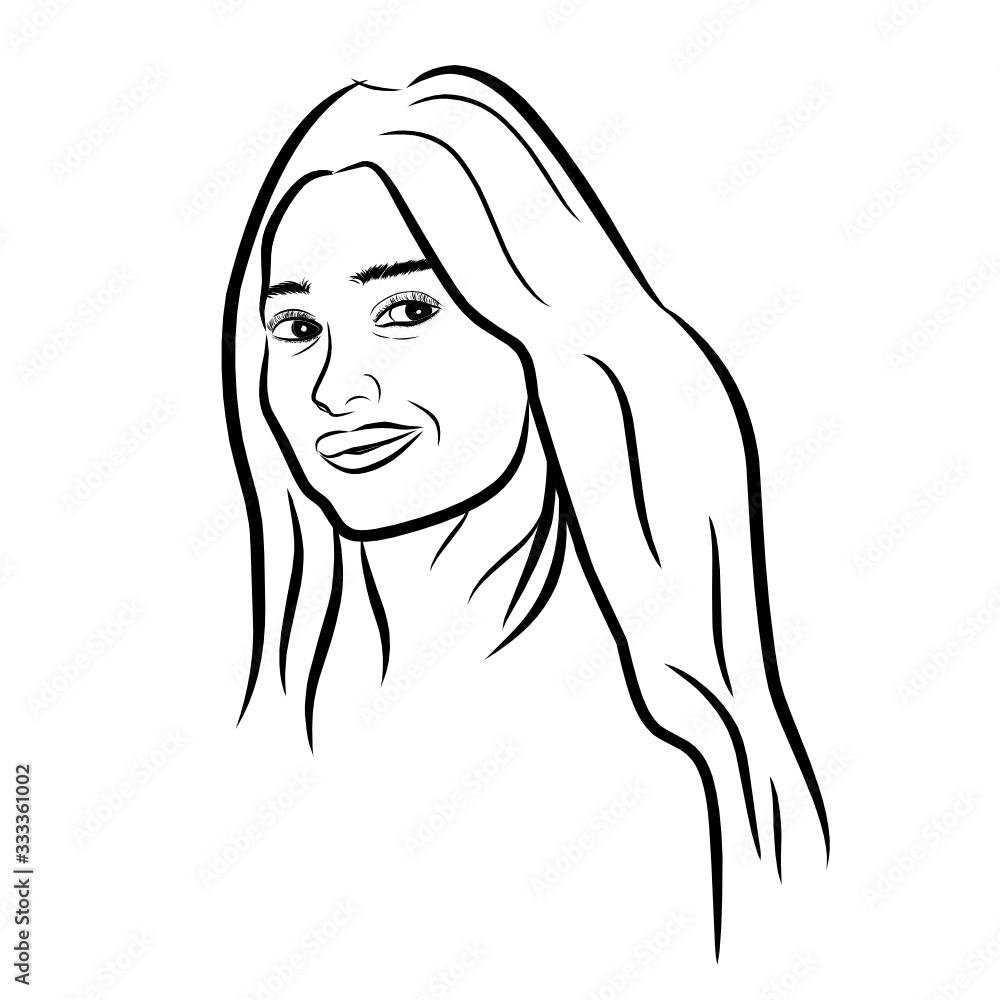 girl with long hair girl with long hair