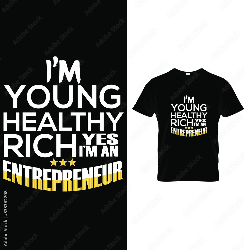Fototapeta premium Typography Modern T Shirt Design