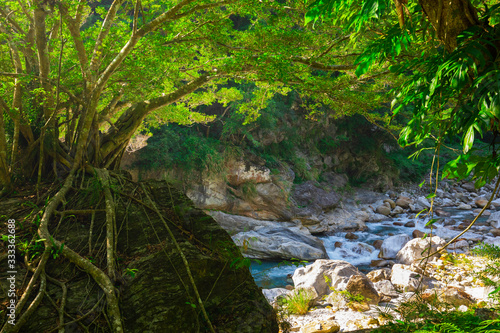 Valley Stream of Shakabang Stream  Taroko Scenic Area  Hualien  Taiwan