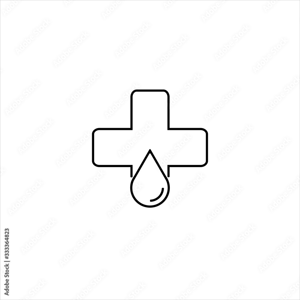 Medical illustration Logo template vector design