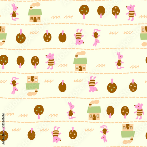 森のかわいいアニマル