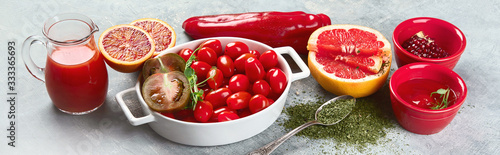 Obraz na plátně Foods Highest in Lycopene
