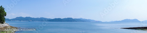 瀬戸内海　海　空　島　パノラマ © George