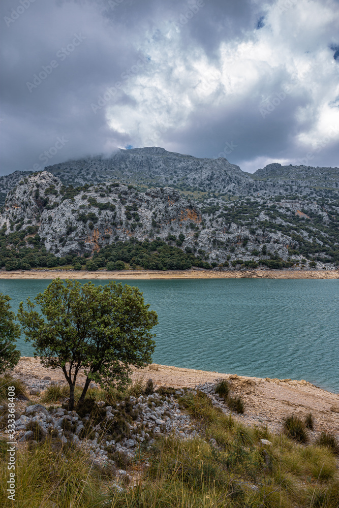 Lake Cuber  in Sierra deTramuntana mountains on Mallorca island