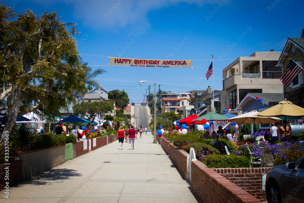 Naklejka premium Independence Day