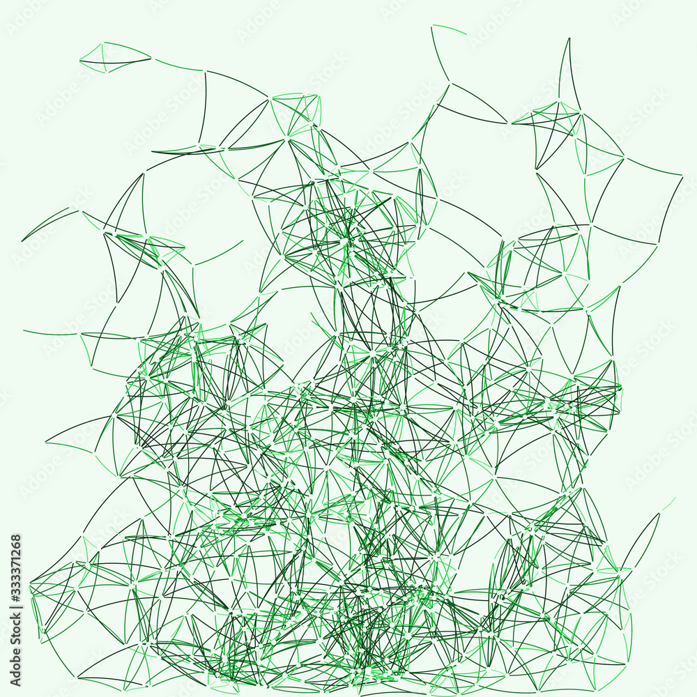 Obraz premium Procedural Art Network Mesh background illustration