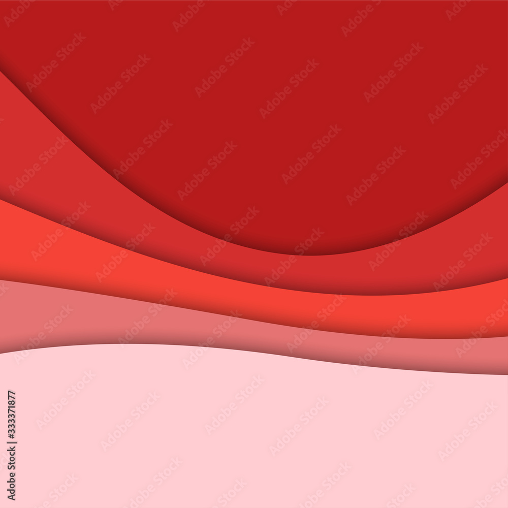 3D abstract background and paper cut shapes, vector illustration 3D abstract background and paper cut shapes, vector illustration