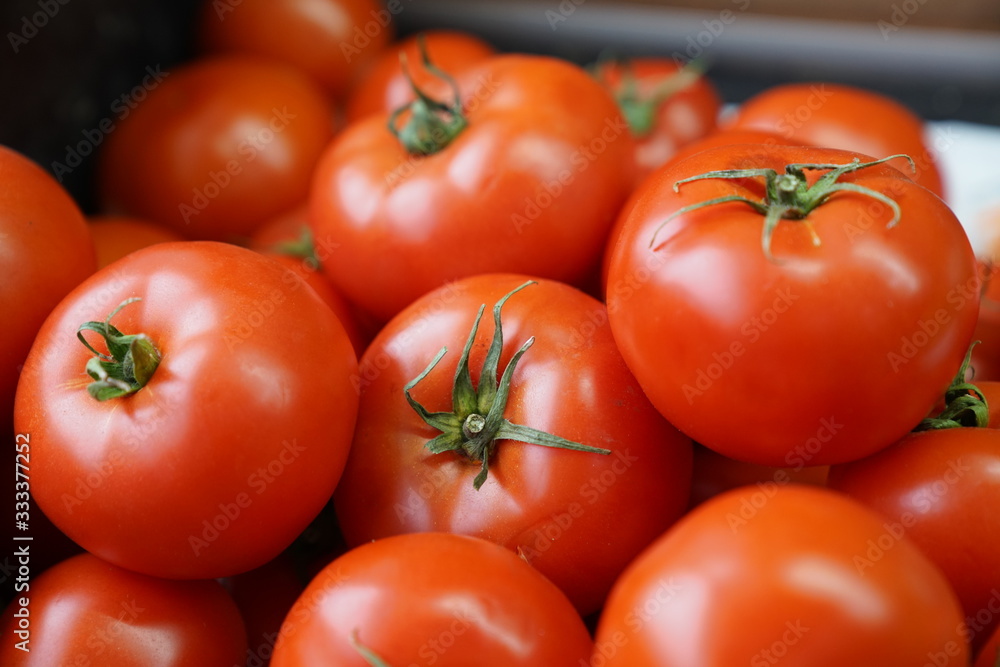 full frame tomato stock photo