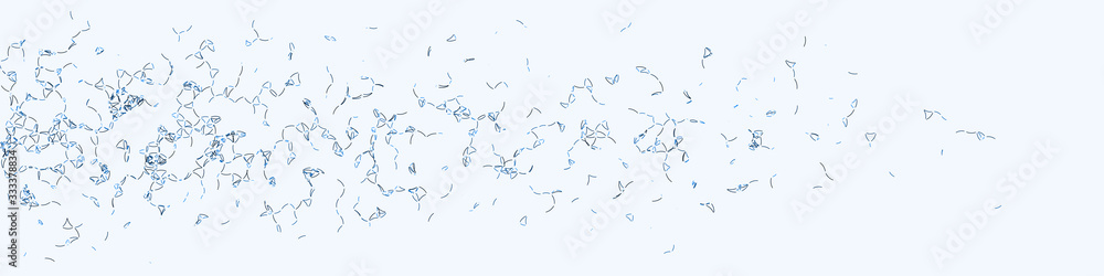Obraz premium Procedural Art Network Mesh background illustration