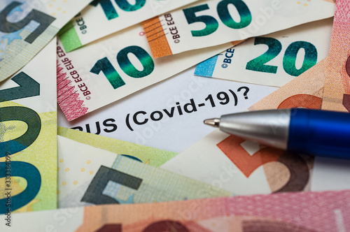 Obraz na plátně Corona Virus oder Grippe (Covid-19)- Wuhan Virus