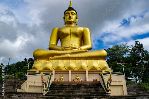 Golden Buddha Pakse Laos Asia