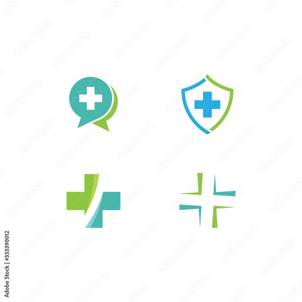 Fototapeta premium Cross Medical Logo template