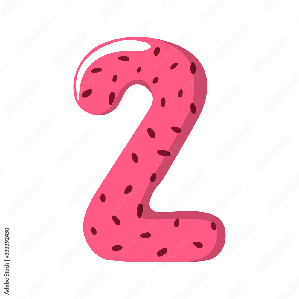 Watermelon Alphabet Sign on the white background - vector illustratiion Watermelon Alphabet Sign on the white background - vector illustratiion