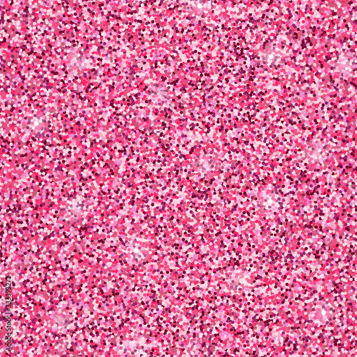 Pink glitter texture. Rose gold shiny gem seamless pattern. Abstract design element for print, interior decor, fabric, textile, wrapping paper, background, wallpaper. Vector illustration