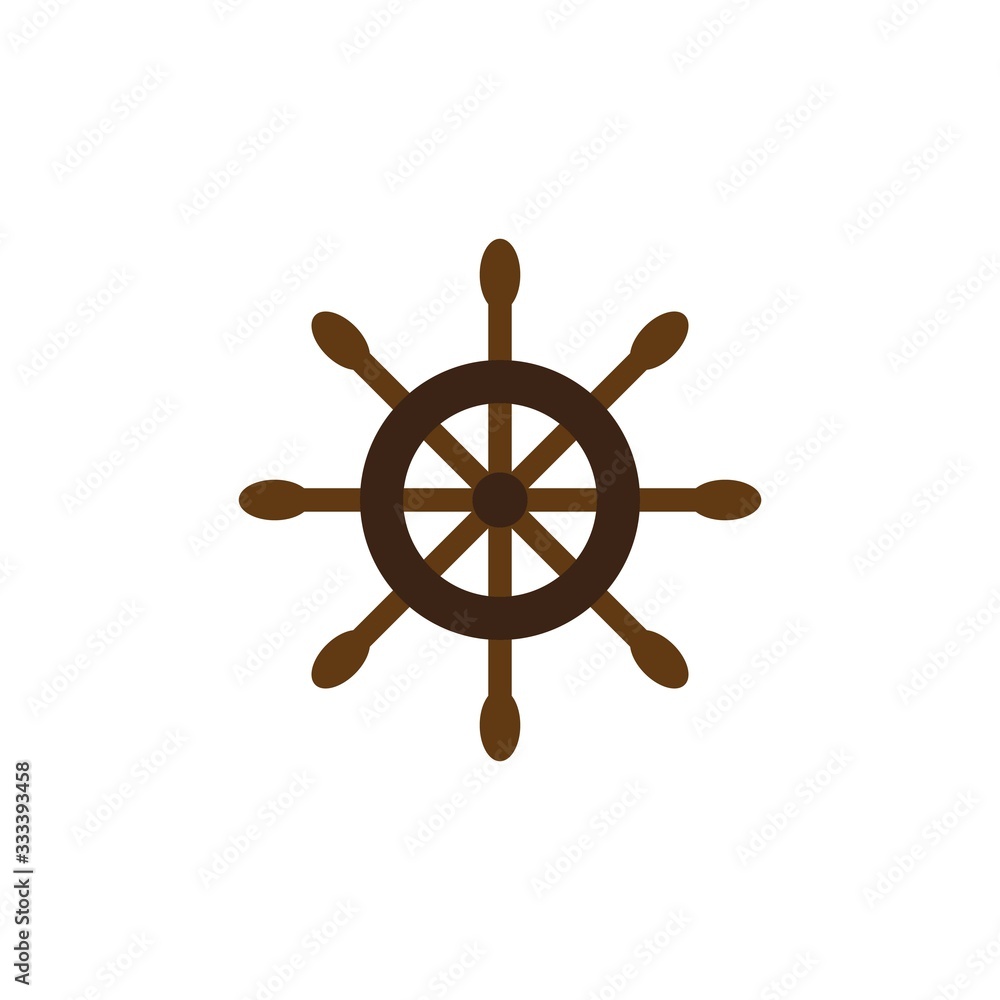 steer the ship graphic design template vector isolated