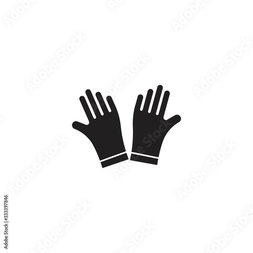 medical gloves icon