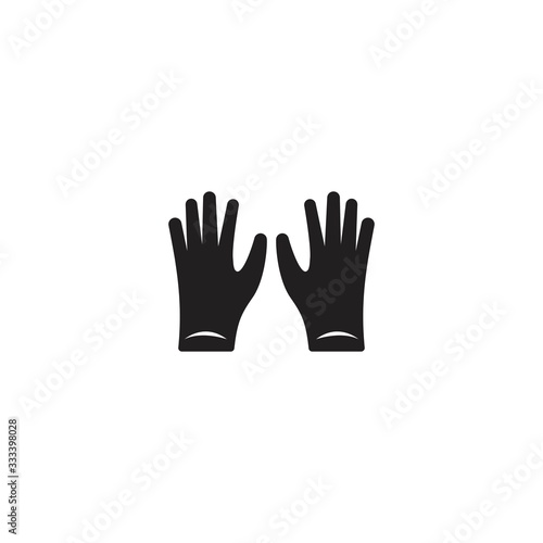 medical gloves icon