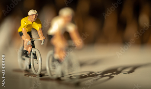 Cyclist figurines