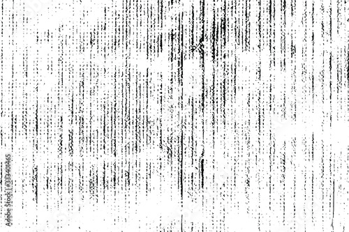 Grunge surface texture with vertical stripes, dirt, and grit. Carelessly, unevenly painted background of a rough surface. Vector illustration. Overlay template.