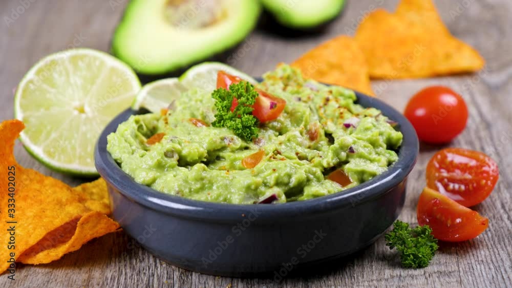 homemade guacamole and tortilla chipas homemade guacamole and tortilla chipas