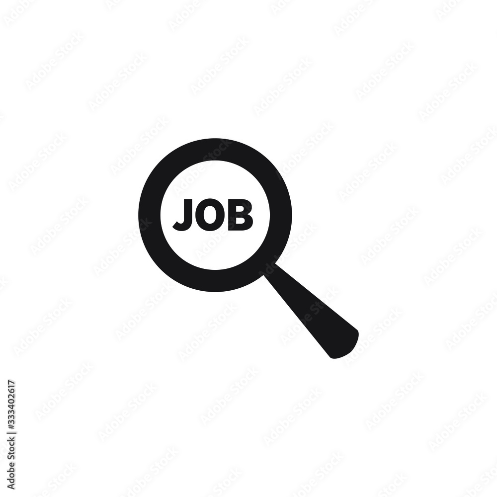 Job Interview icon design isolated on white background Job Interview icon design isolated on white background