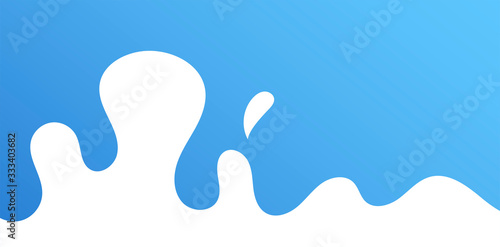 splash, liquido, bianco, latte, yogurt, panna, 