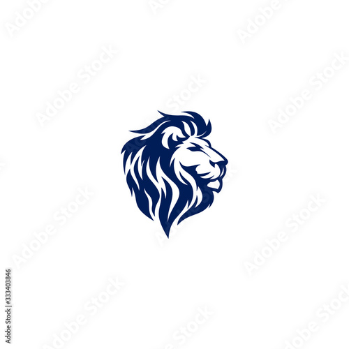 modern and unique lion logo