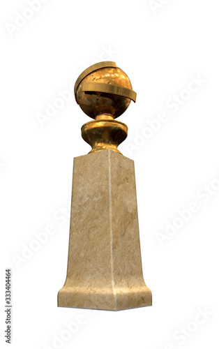 Prize isolated on the white background