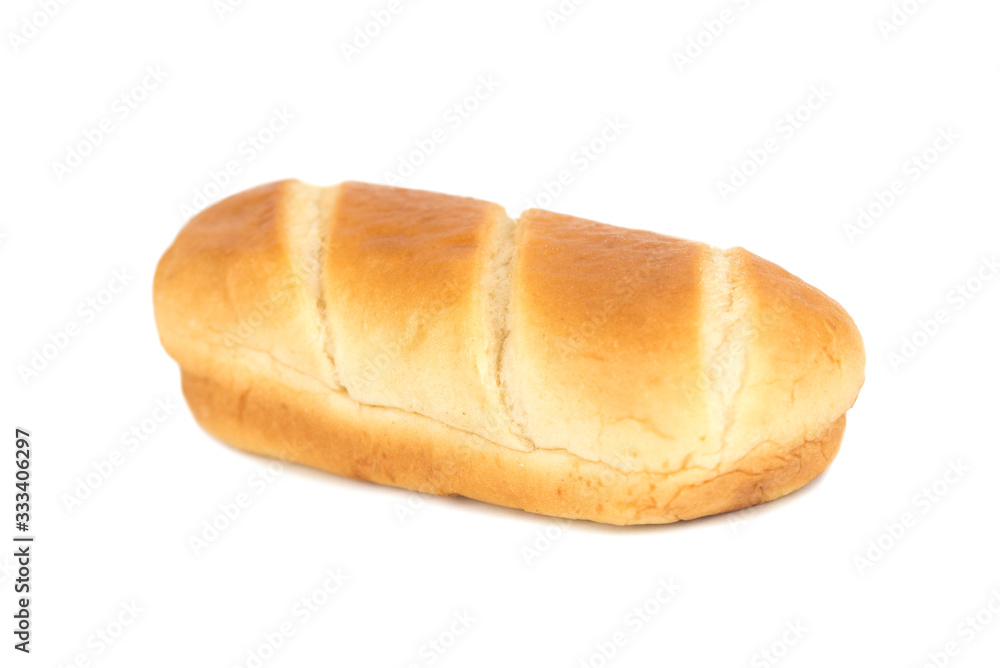 milk rolls isolated on the white background milk rolls isolated on the white background