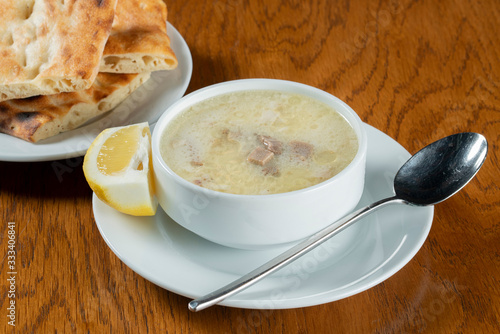 Delicious turkish iskembe stock photo