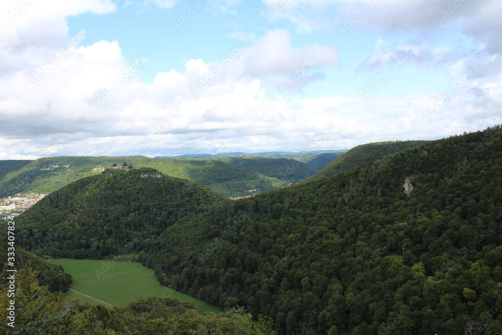 Fototapeta premium Schwäbische Alb Burgruine
