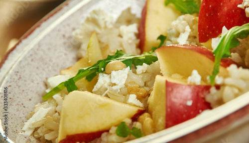 Pearled Barley Salad with Apples photo