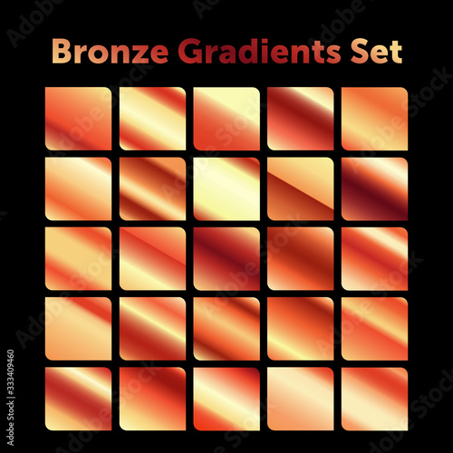 bronze gradient set
