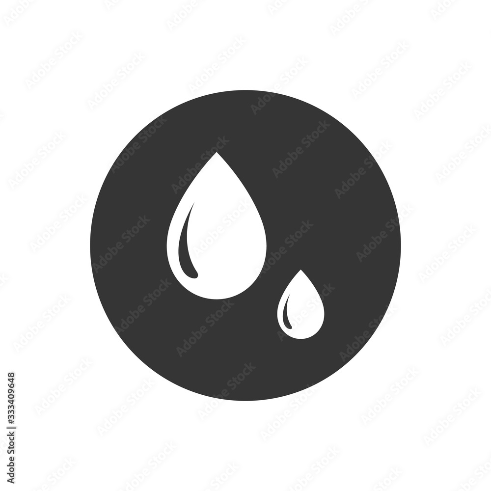 Drop vector icon in trendy flat style Drop vector icon in trendy flat style