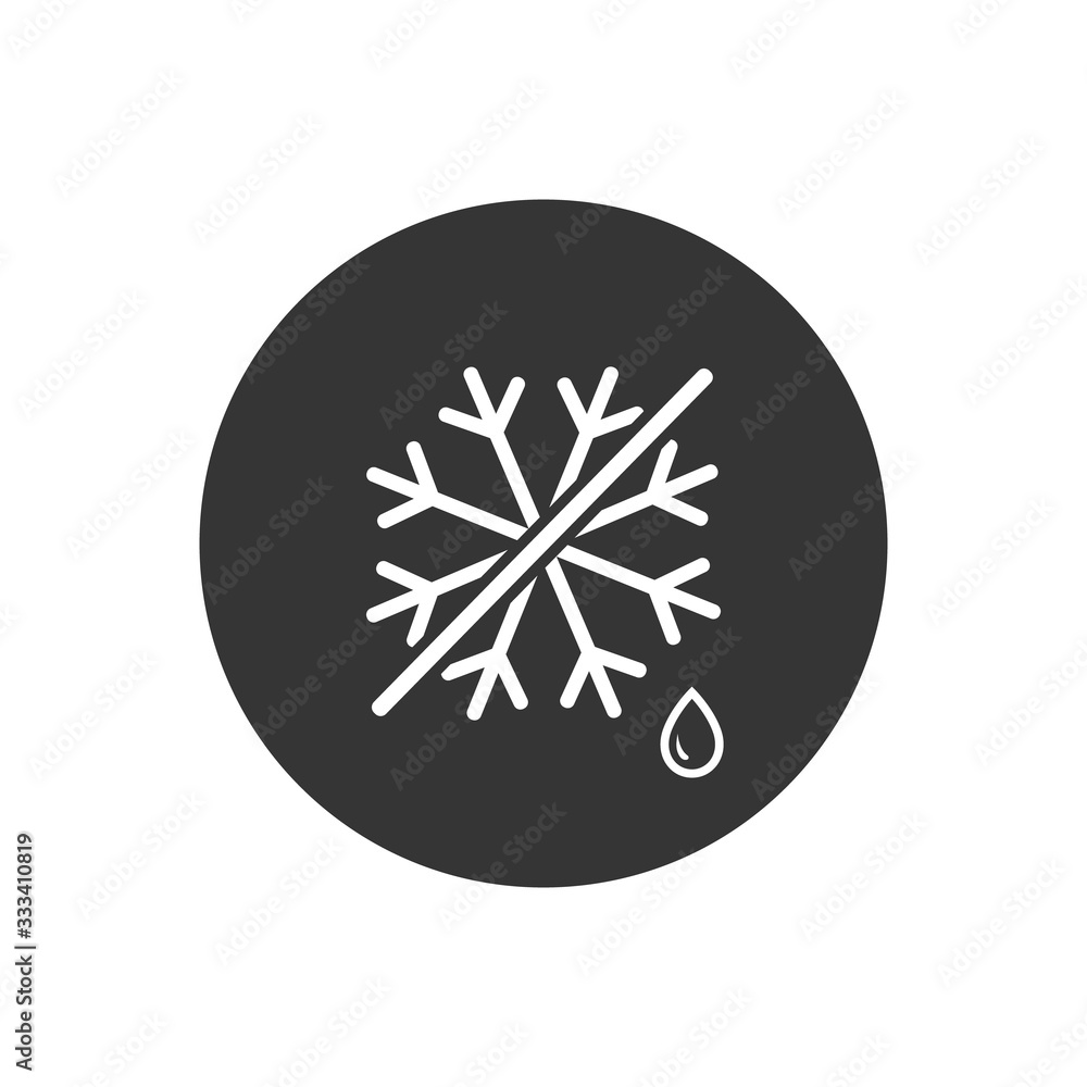 Snowflake icon vector illustration. Modern isolated badge for website or app Snowflake icon vector illustration. Modern isolated badge for website or app