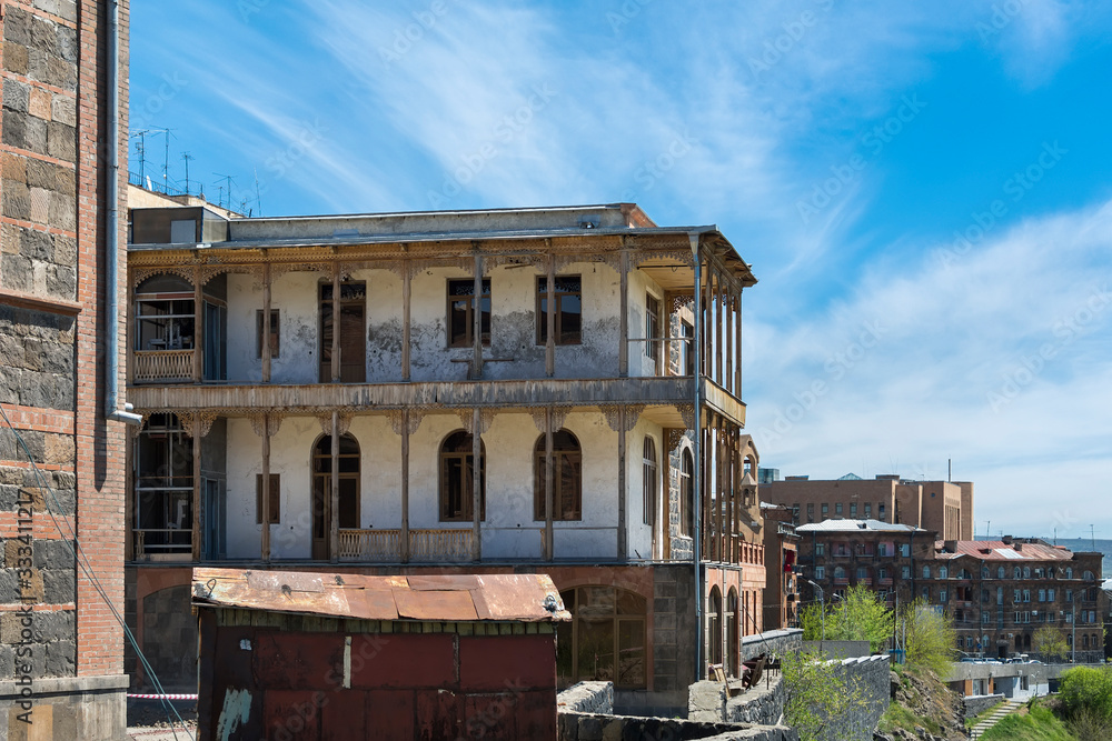 Old abandoned building, Yerevan, Armenia