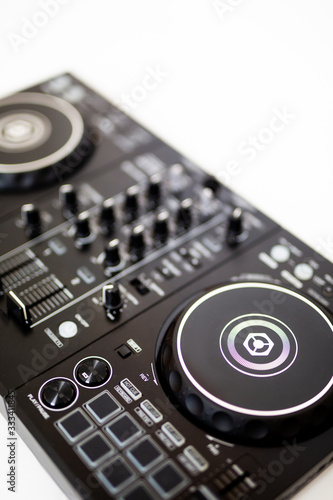 Wallpaper Mural dj controller on a white background  Torontodigital.ca