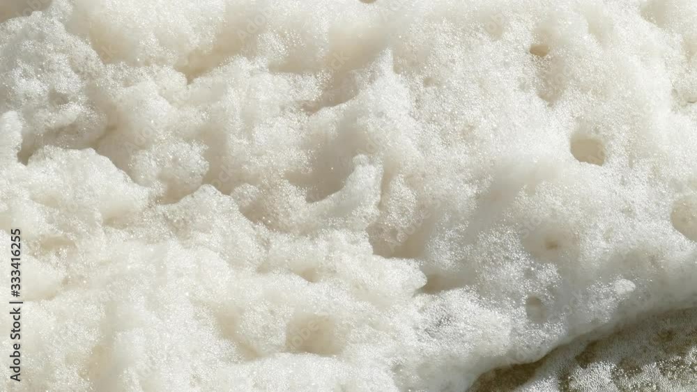 Foaming water in a river, Germany, Europe Foaming water in a river, Germany, Europe