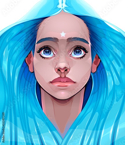 Portrait of a young woman s...