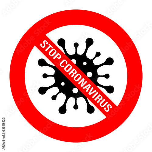 Pictogram image curfew illustration. Coronavirus. Stay home