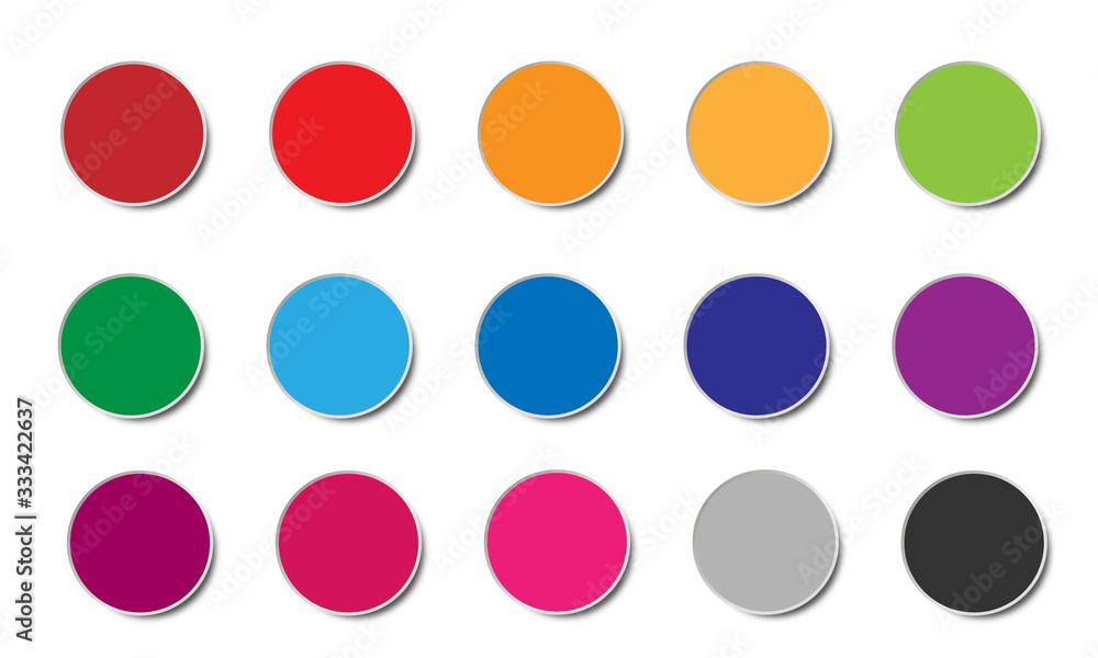 Modern Kreis Button Regenbogen Abstrakt Modern Kreis Button Regenbogen Abstrakt