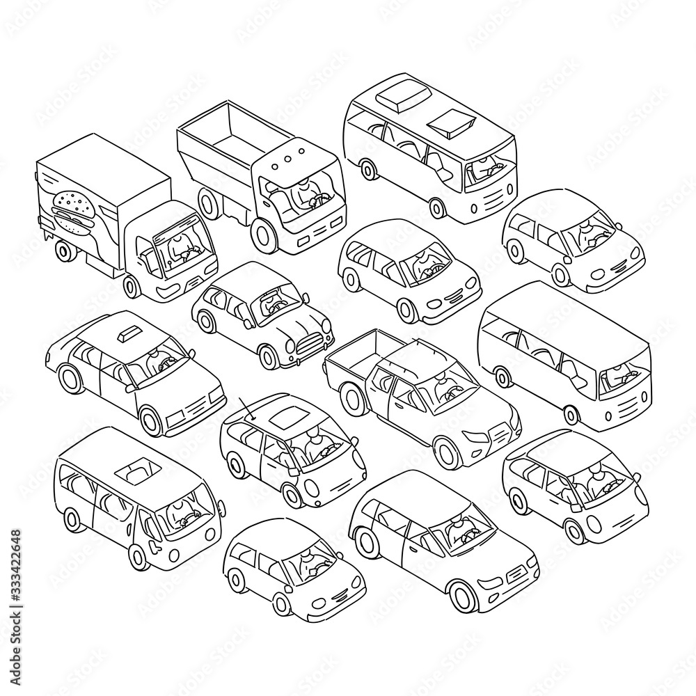 9,779 City Traffic Sketch Images, Stock Photos & Vectors | Shutterstock