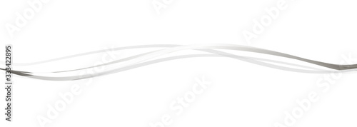 Grau weiß Silber Band Banner Hintergrund Welle Wellen