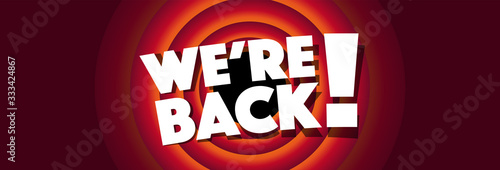 We are back !